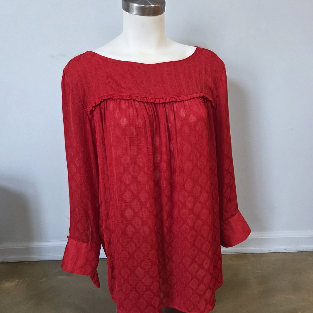 Motherhood Maternity Elegant Red Women's Top